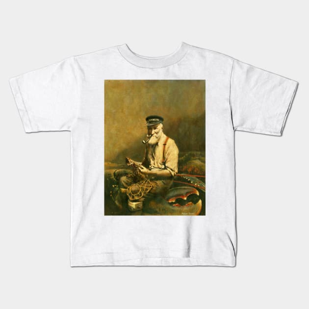 Fishermans Tale Kids T-Shirt by mictomart